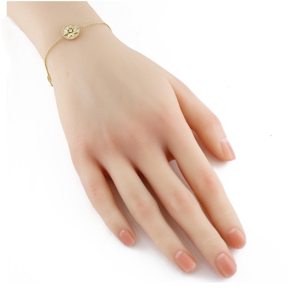 Dior Rose de Van Bracelet 18K Mother of Pearl Diamond - Picture 2 of 7